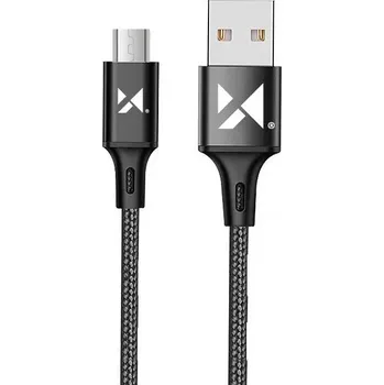 Datový kabel Wozinsky USB kabel - USB Typ C 2,4A 2m černý (WUC-C2B)