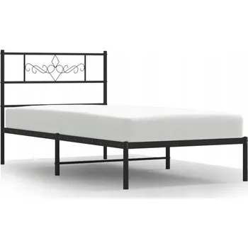 Postel Jednolůžková kovová postel GV1 90x200 černá