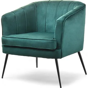 Křeslo Mebel Partner Etimee F (zelená + černá)