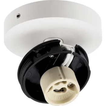 Bodové svítidlo LIGHT IMPRESSIONS Deko-Light stropní přisazené svítidlo Can Tilt kulaté základna, 1x 7,5 W GU10, bílá - LIGHT IMPRESSIONS IMPR 348270