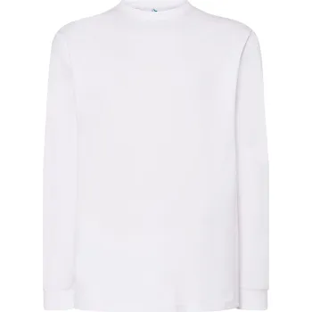 Pánské tričko PÁNSKÉ TRIČKO JHK s dlouhým rukávem PRM WH bílé M