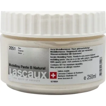 Speciální výtvarná barva Lascaux 2051 Strukturovací pasta 250 ml Natural