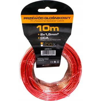 elektrický kabel Reproduktorový kabel 2x1,5mm 10m CCA a pro LED