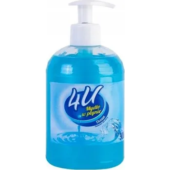 Mýdlo Mýdlo na ruce 4U 500ml s pumpičkou antibakteriální oceán