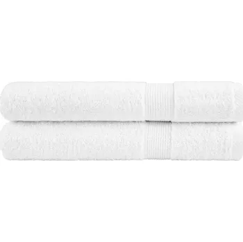 Utěrka Prémiové saunové osušky SOLUND 2 ks bílé 80x200 cm 600 g/m² IM_137136