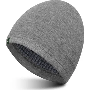 Čepice SIROKO Běžecká termo beanie čepice Gamma Melange Gray Šedá ŠEDÁ