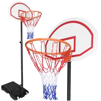 Basketbal BASKETBALOVÝ KOŠ NA NASTAVITELNÉM STOJANU 165 - 205 CM *7499