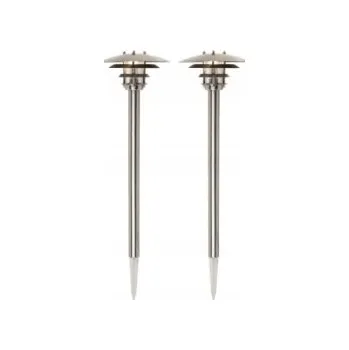 Venkovní osvětlení Zahradní sloupek UFFI LED 1W IP44 ocel 2ks