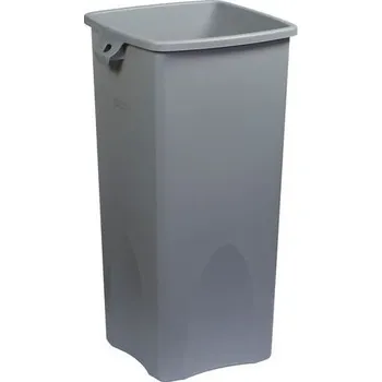 Odpadkový koš Plastový venkovní kontejner Rubbermaid Untouchable, objem 87 l