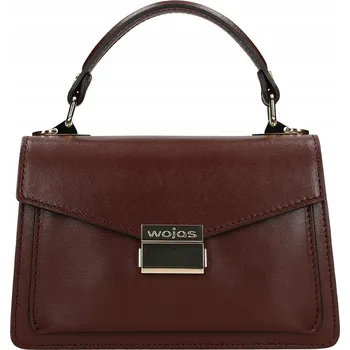 Kabelka Wojas kabelka z pravé lícové kůže červená