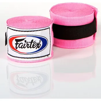 Bandáž na box a MMA FAIRTEX Boxerské bandáže HW2 4,5m - růžové