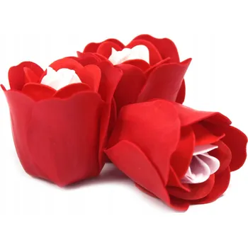 umělá květina VOŇAVÉ MYDLOVÉ KVĚTINY růže v krabičce jako dárek