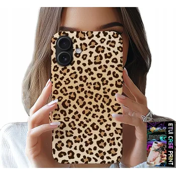 Pouzdro na mobilní telefon POUZDRO IPHONE 16 - S LEOPARDÍM VZOREM ZADNÍ KRYT , ŽENSKÉ