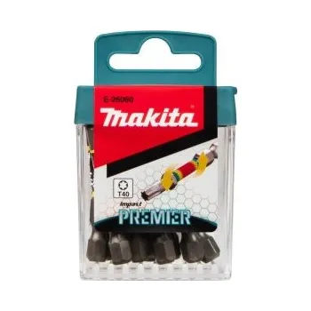 Příslušenství k nářadí Fe Produkt Makita E-26060 torzní bit řady Impact Premier (E-form) T40-50mm, 10 ks
