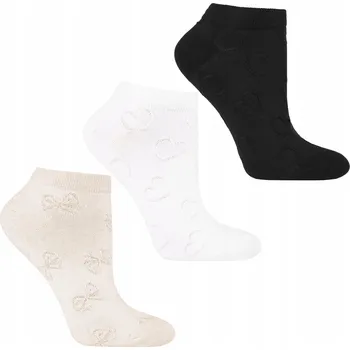 Dámské ponožky 3x Bavlněné Ponožky Dámské KOTNÍKOVÉ PONOŽKY Ponožky páry MORAJ vel. 38-41