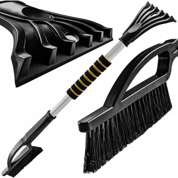 Autoškrabka ŠKRABKA NA OKNA SMETÁK NA SNÍH DO AUTA 60 cm ŠKRABADLO KOŠTĚ NA SNÍH