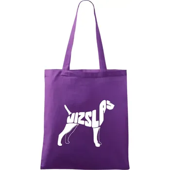 Maďarský ohař - Taška bavlněná - 42 x 38 cm ( Fialová )