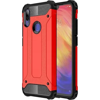 Pouzdro na mobilní telefon Zadní Kryt Pskom pro Xiaomi Redmi Note 7 červený
