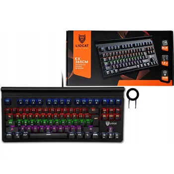 Klávesnice Mechanická klávesnice LIOCAT KX365+CM Outemu blue