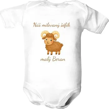 Kojenecký body Dětské body s potiskem Zvěrokruh pro nejmenší - Beran dětské