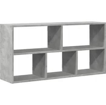 police Nástěnná police z dřevotřísky, šedá betonu, 100x25x50 cm