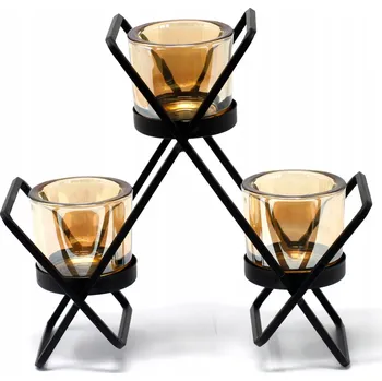 Svícen Svícen na čajové svíčky Ancient Wisdom 21 cm na 3 svíčky