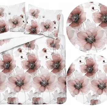 Povlečení Ložní Povlečení z BAVLNĚNÉHO SATÉNU Elegantní Asti 160x200 3 díly na zip