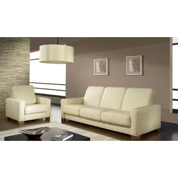 Sedací souprava PYKA Kožená sedací souprava Vegas 3+1+1 bez rozkladu Dřevo: Pyka nohy, Hlavní látka: kůže S16