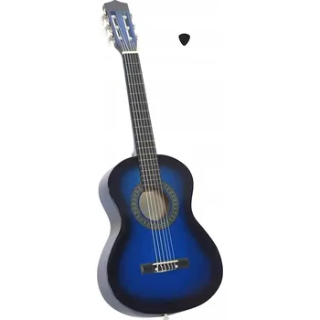 Klasická kytara Kytara Klasická pro začátečníky, lipové dřevo, modrá, 87,5 x 32,5 cm