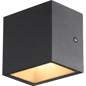 Nástěnné svítidlo SLV Nástěnné svítidlo SITRA S LED 6,2W 3000K/4000K IP44 – antracit