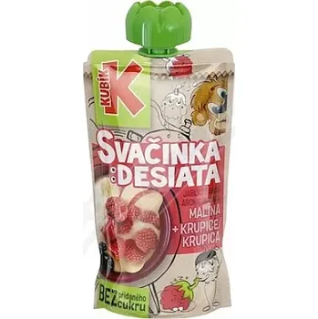 Dětská výživa KUBÍK Svačinka jabl-ban-aronie-malina-krupice 100g