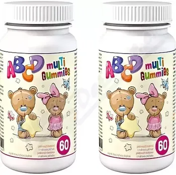 ABCD Multi Gummies 2x60 pektinových bonbónů