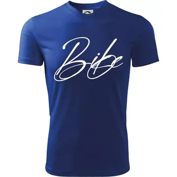 Nápis bike - Dětské triko sportovní (dresovina) - 158 cm/12 let ( Královská modrá )