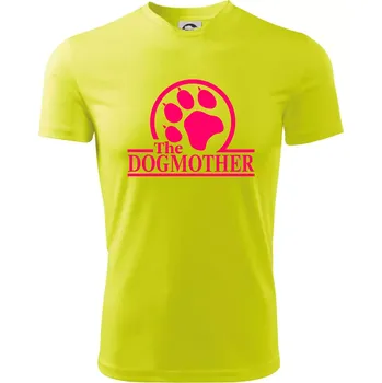 Chlapecké tričko Dogmother - Dětské triko sportovní (dresovina) - 158 cm/12 let ( Neonově žlutá )