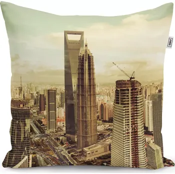 Polštář Sablio Polštář Mrakodrapy 4 - 40x40 cm
