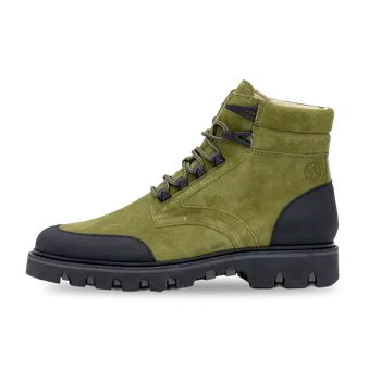 Pánská obuv Vasky Rocky Green - Pánské kožené kotníkové boty zelené | česká výroba ze Zlína 43 EU