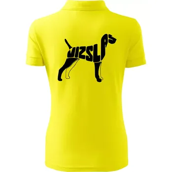 Maďarský ohař - Polokošile dámská Pique Polo - 2XL ( Citrónová )