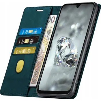 Pouzdro na mobilní telefon Flipové pouzdro BBE CASE pro Samsung Galaxy A55 5G modré