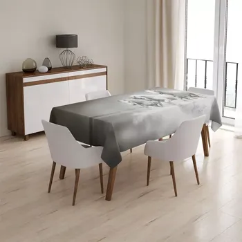 ubrus Sablio Ubrus Bílí koně - 90x90 cm