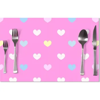 prostírání Sablio Prostírání Srdce na růžové: 40x30cm