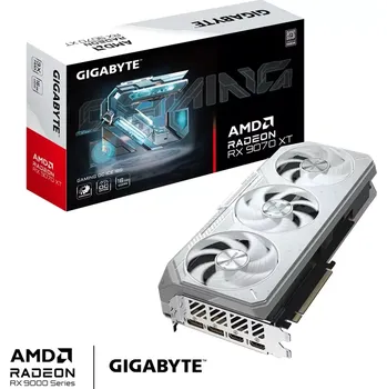 Grafická karta GIGABYTE Radeon™ RX 9070 XT GAMING OC ICE 16G