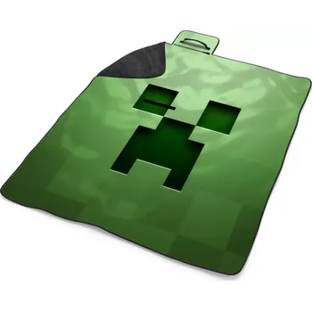 deka Sablio Plážová deka Green Blocks: 200x140 cm