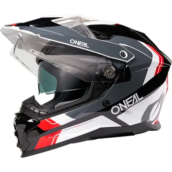Helma na motorku O´Neal přilba D-SRS NOMAD Barva: černá/bílá/červená, Velikost: L
