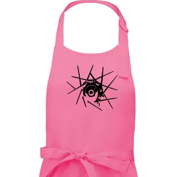 Kuchyňská zástěra Cyclo výplet - Dámská zástěra na vaření - Univerzální velikost ( Růžová )