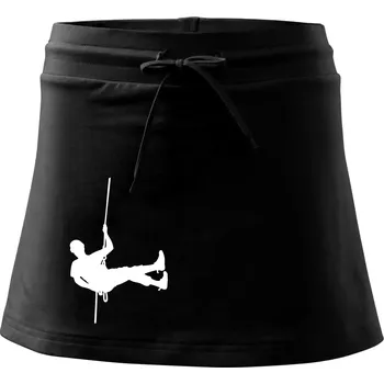 Dámská sukně Visící horolezec - Sportovní sukně - two in one - M ( Černá )