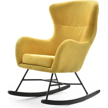 Křeslo Mebel Partner Nesí (žlutá + černá)