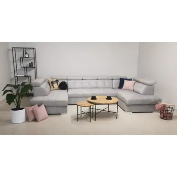 Sedací souprava FALCO Sedací souprava do U Atlantida šedá