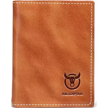 Peněženka Bullcaptain elegantní kožená peněženka Klervi Camel