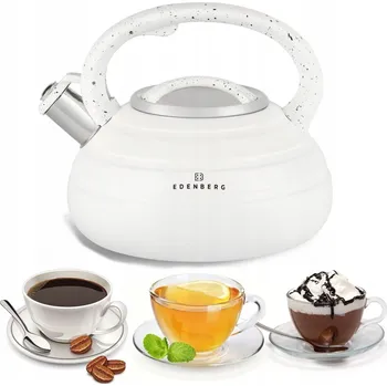 Varná konvice Tradiční ocelová Konvice Edenberg 3 l bílá
