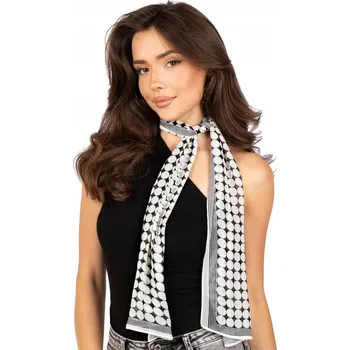 Šála Alessio šátek s puntíky - polyester